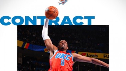 赚大钱！5年最高2.87亿️官方：杰伦威和雷霆完成提前续约