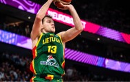 官方：立陶宛男篮主力后卫乔库巴蒂斯伤停6个月，欧锦赛报销
